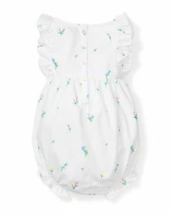 Petite Plume Sleepwear Tulips Ruffled Romper