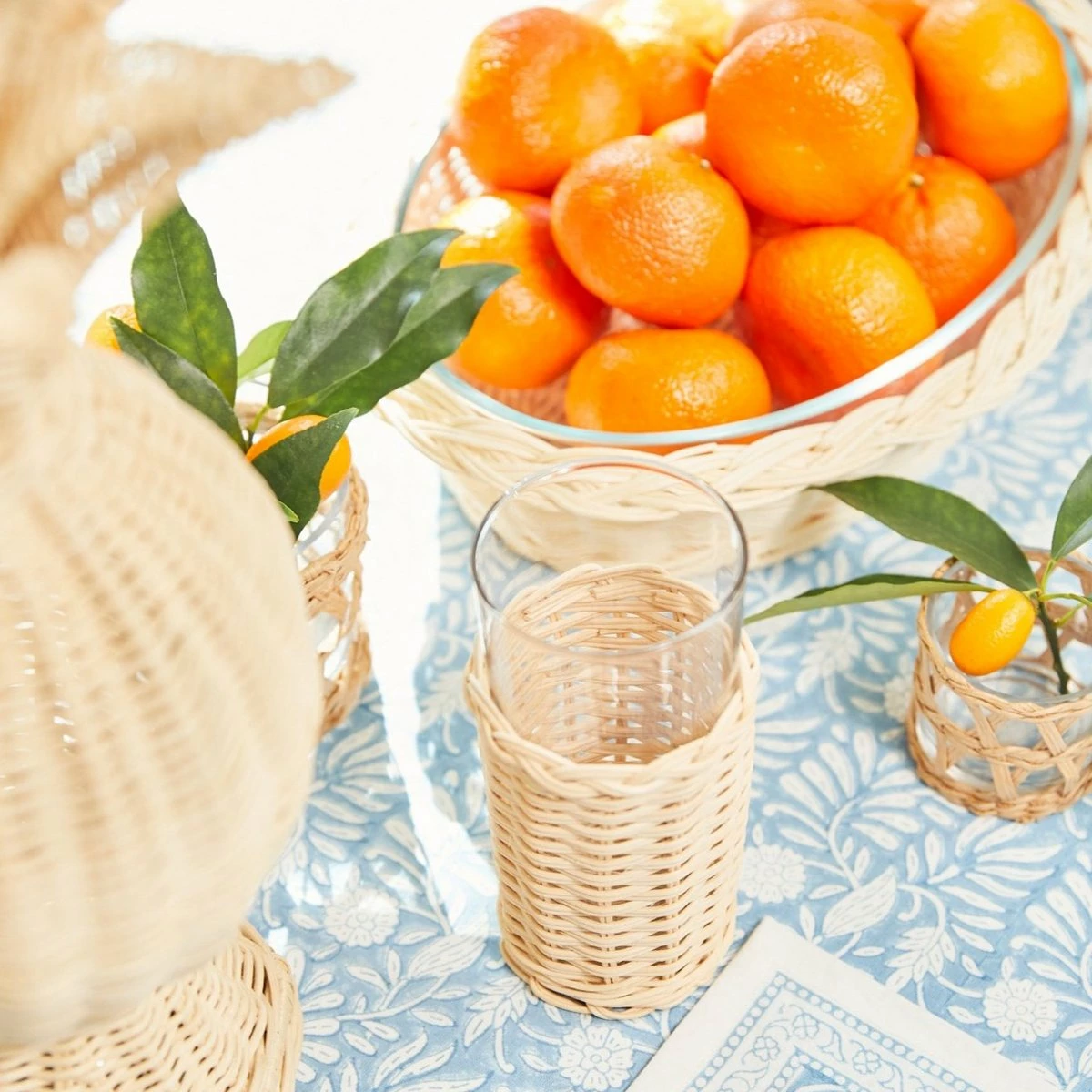 Amanda Lindroth Rattan Wrapped Ice Tea Cup Live 2 Amanda Lindroth Rattan Wrapped Ice Tea Cup Live