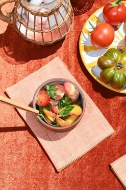 ATELIER SAUCIER Bohemian Stripe Napkins, Set Of 4