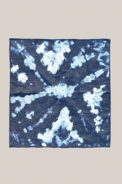 Atelier Saucier Tie-dye Denim Linen Napkins, Set Of 4