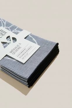 ATELIER SAUCIER Velvet Dahlia Napkins, Set Of 4