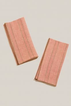 ATELIER SAUCIER Bohemian Stripe Napkins, Set Of 4 7 ATELIER SAUCIER Bohemian Stripe Napkins, Set Of 4