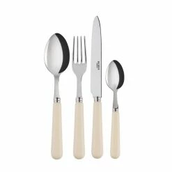Sabre France Live Pop Unis Flatware, Ivory
