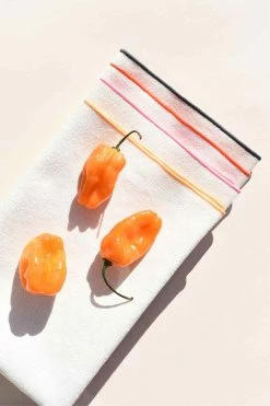 Atelier Saucier Rainbow Burlap Napkins, Set Of 4 Live