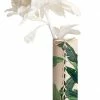 ALEPEL Green Leaves Beige Vase