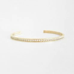 THATCH Goldie Pavé Cuff Bracelet Wear