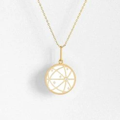 THATCH Atlas Necklace W. Enamel Wear