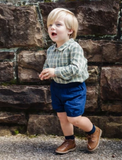 Baybala Philip Popover In Spruced Jade Check