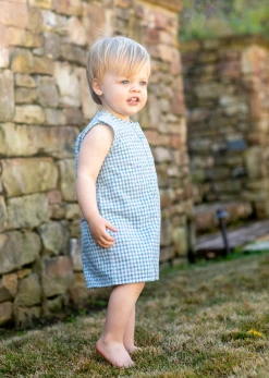 Baybala Johnny Romper In Dockside Check