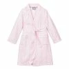 Petite Plume For Kids Pink Gingham Robe
