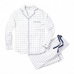 Petite Plume Men's Nantucket Tattersall Pajama Set