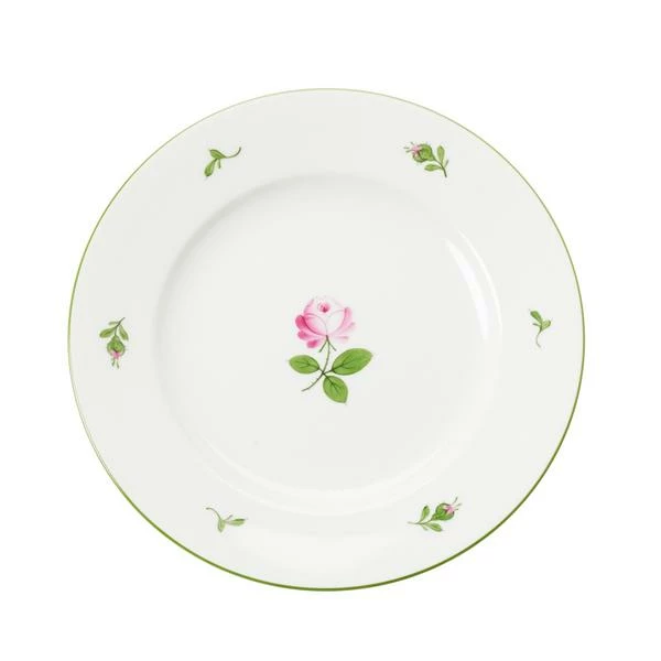 Augarten Porcelain Dinnerware Dessert Plate, 20 Cm, Viennese Rose 1 Augarten Porcelain Dinnerware Dessert Plate, 20 Cm, Viennese Rose