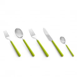 Mepra Flatware Set 5pcs Fantasia Olive Green / Oliva