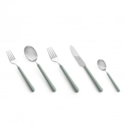 Mepra Flatware Set 5pcs Fantasia Sage / Salvia