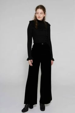 Maison Manoush Macaron Turtleneck Pullover, Black Wear