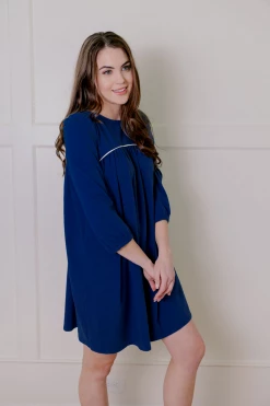 Beverly Drive Modern Nightgown In Midnight Wear