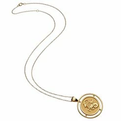 Jane Win Wear CAPRICORN JW Zodiac Pendant Coin (Dec 22 - Jan 19)
