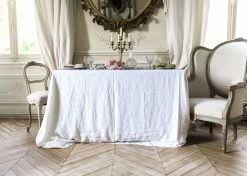 Madame De La Maison Mont Blanc Linen Tablecloth 170 X 250 7 Madame De La Maison Mont Blanc Linen Tablecloth 170 X 250