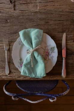 Madame De La Maison Linen Napkins (Set Of 4), Mint