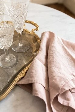 Madame De La Maison Linen Napkins (Set Of 4), Rose