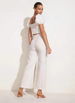 Faithfull The Brand Wear Ottavio Pants, Plain Egg Shell