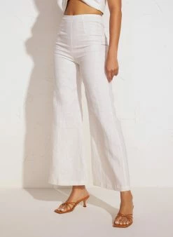 Faithfull The Brand Wear Ottavio Pants, Plain Egg Shell