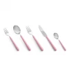 Mepra Flatware Set 5pcs Fantasia Pale Pink / Pale Rose