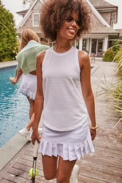 Addison Bay Court Skort 2.0, White Wear