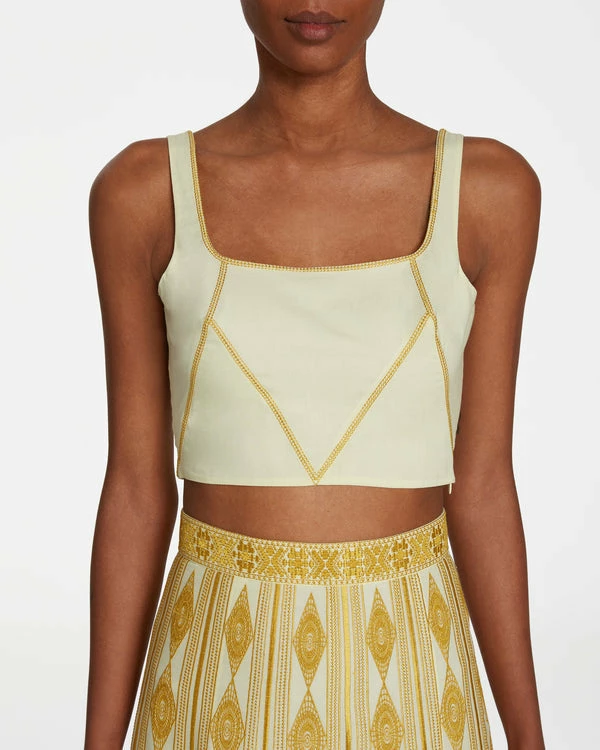 EMPORIO SIRENUSE Cinderella Aztec Top, Sunny Lime Wear 3 EMPORIO SIRENUSE Cinderella Aztec Top, Sunny Lime Wear