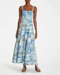 EMPORIO SIRENUSE Azzurra Vesuvius Dress, Blue Wear