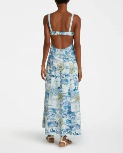 EMPORIO SIRENUSE Azzurra Vesuvius Dress, Blue Wear