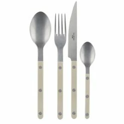 Sabre France Live Bistro Flatware, Light Kaki
