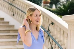 M Donohue Collection Ellie Pearl Teardrop Earrings Wear