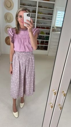 Sea NY Wear Ida Skirt, Lilac