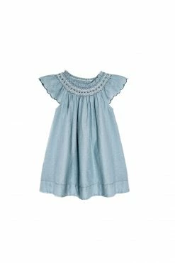 Baybala Daisy Dress In Pearl Blue