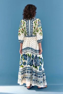 Farm Rio Maxi Dress, Off-White Macaw Flight Wear