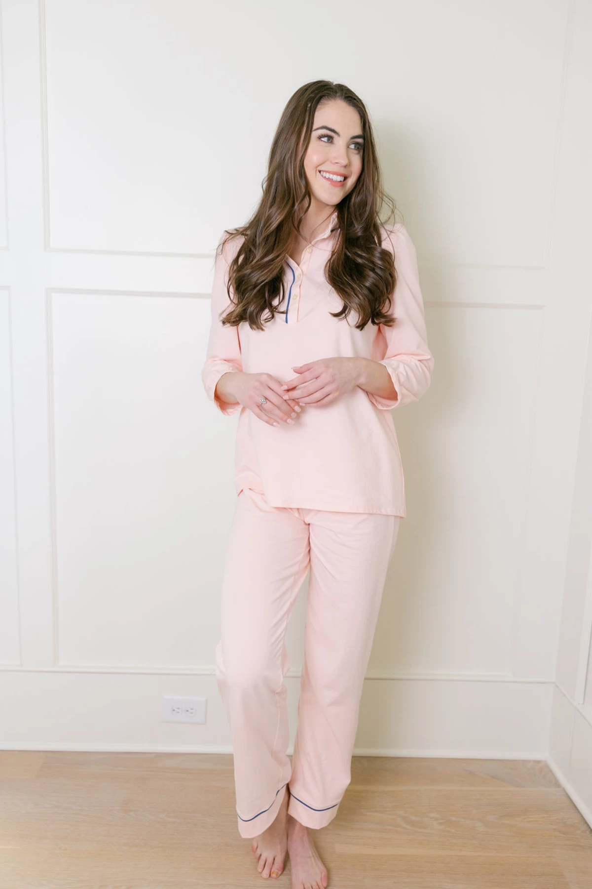 Beverly Drive Wear Signature Blouse + Pants Set, Blush 3 Beverly Drive Wear Signature Blouse + Pants Set, Blush