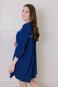 Beverly Drive Modern Nightgown In Midnight Wear