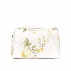 Neely & Chloe The Medium Canvas Pouch X Julia Berolzheimer, Garden Bouquet Saffron Wear