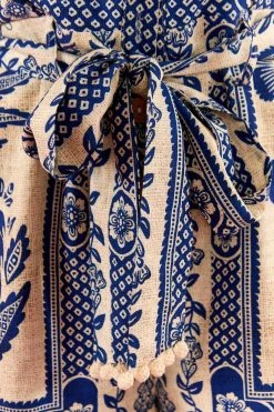 Farm Rio Wear Blue Pineapple Garden Romper