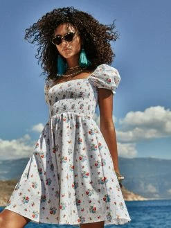 Caroline Constas Wear Gianna Dress, Spot Floral