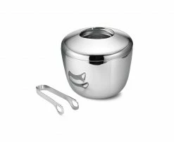 Georg Jensen Sky Ice Bucket And Tong