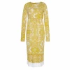 Wear Liza Dress, Cara Cara Inkwash Paisley Yellow