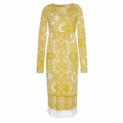 Wear Liza Dress, Cara Cara Inkwash Paisley Yellow