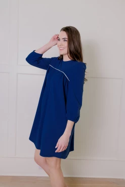 Beverly Drive Modern Nightgown In Midnight Wear