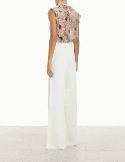 Zimmermann Dancer Flutter Tank, Alabaster Garden Floral Wear