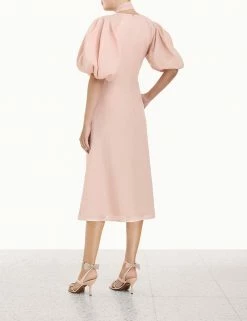 Zimmermann Dancer Day Midi Dress, Blush Wear