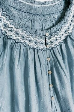 Baybala Wear Willow Blouse In Pearl Blue