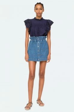 Sea NY Dagmar Skirt, Denim Wear