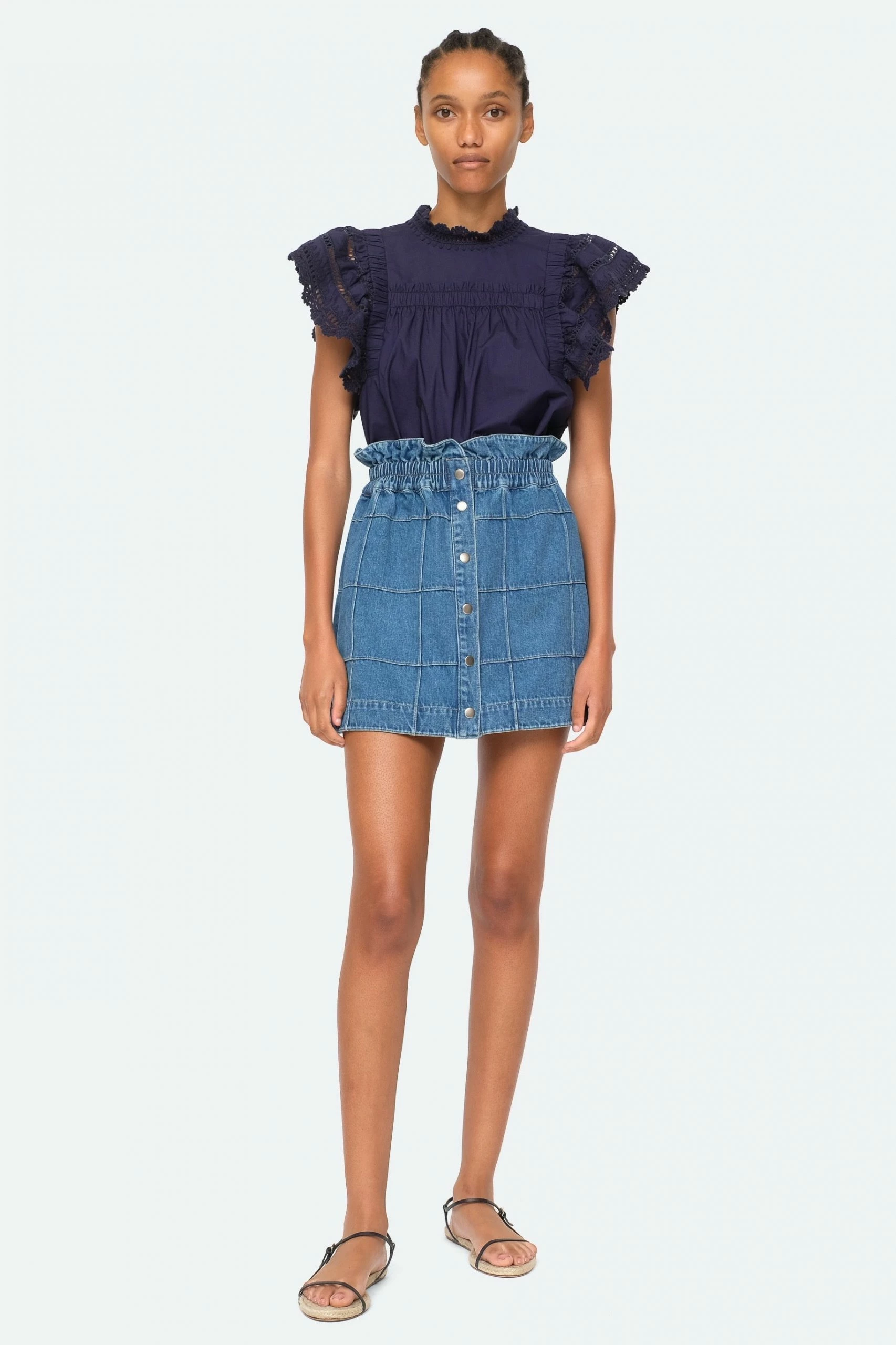 Sea NY Dagmar Skirt, Denim Wear 2 Sea NY Dagmar Skirt, Denim Wear